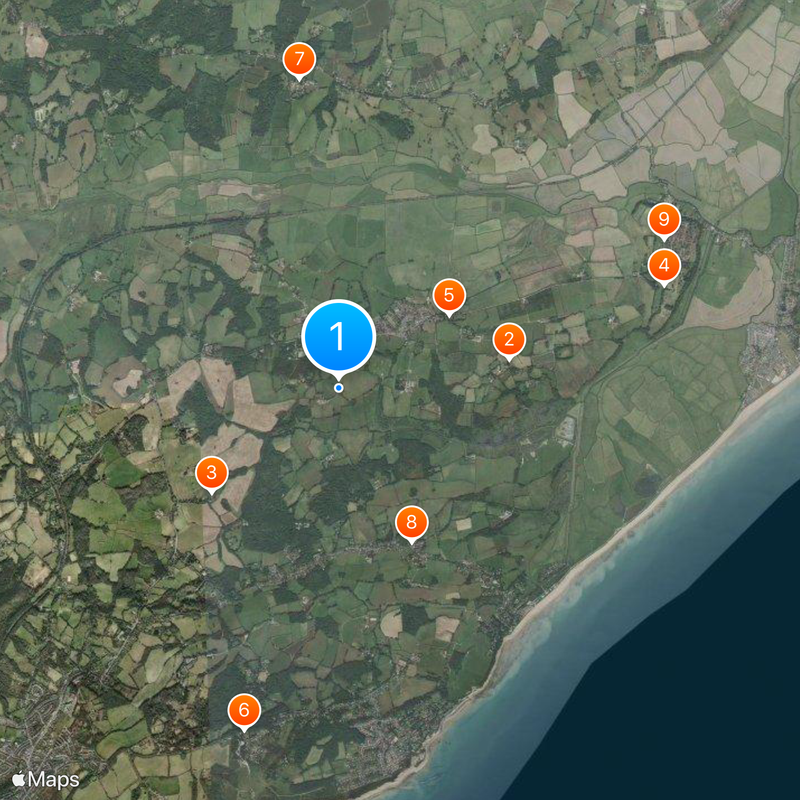 Hastings and Rye Map