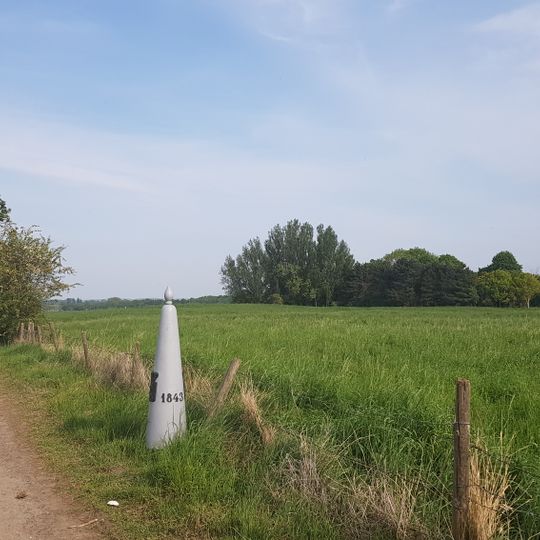 Belgium-Netherlands boundary stone no. 45N