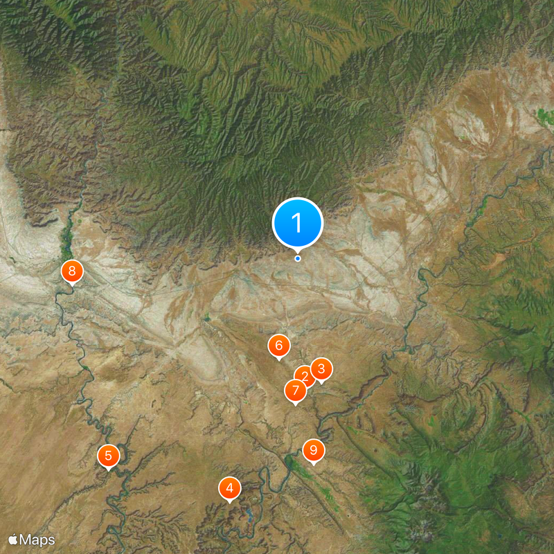 Condado de Grand Mapa