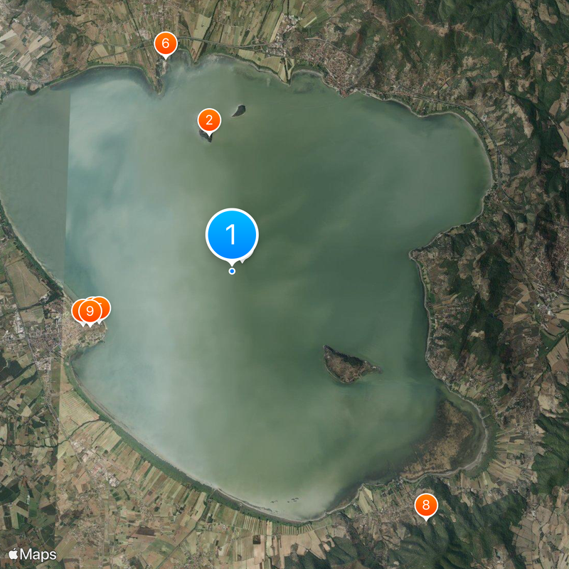 Lake Trasimeno Map