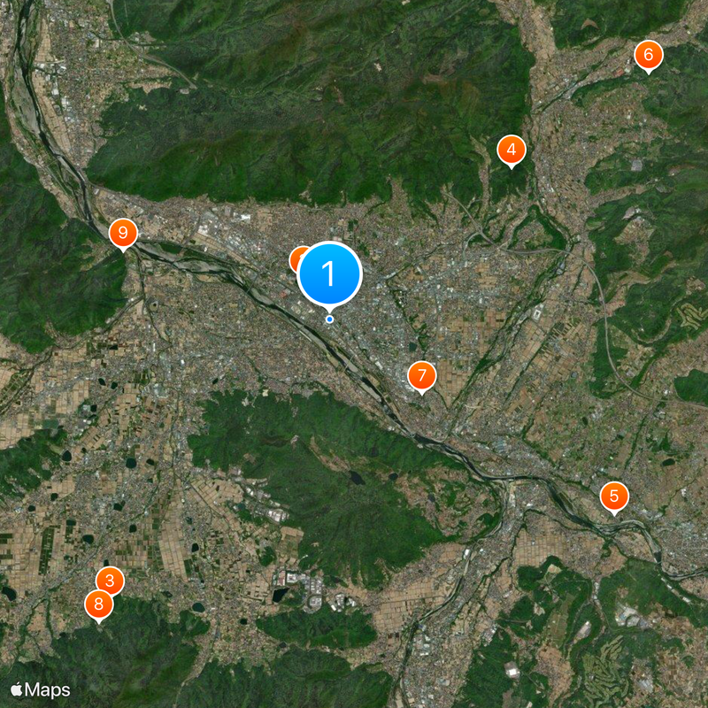 Ueda Station Map