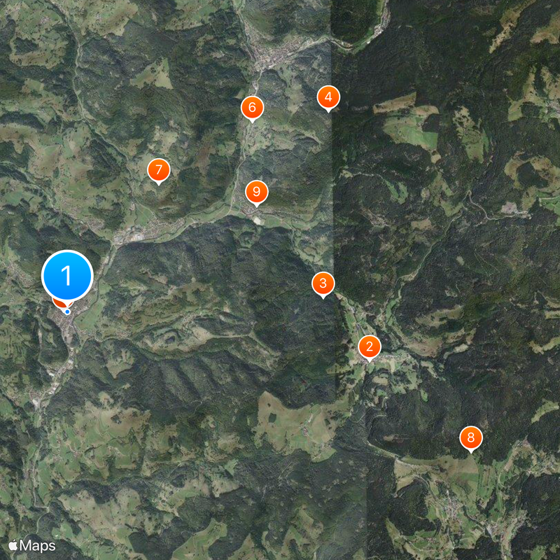 Schönau im Schwarzwald Mappa