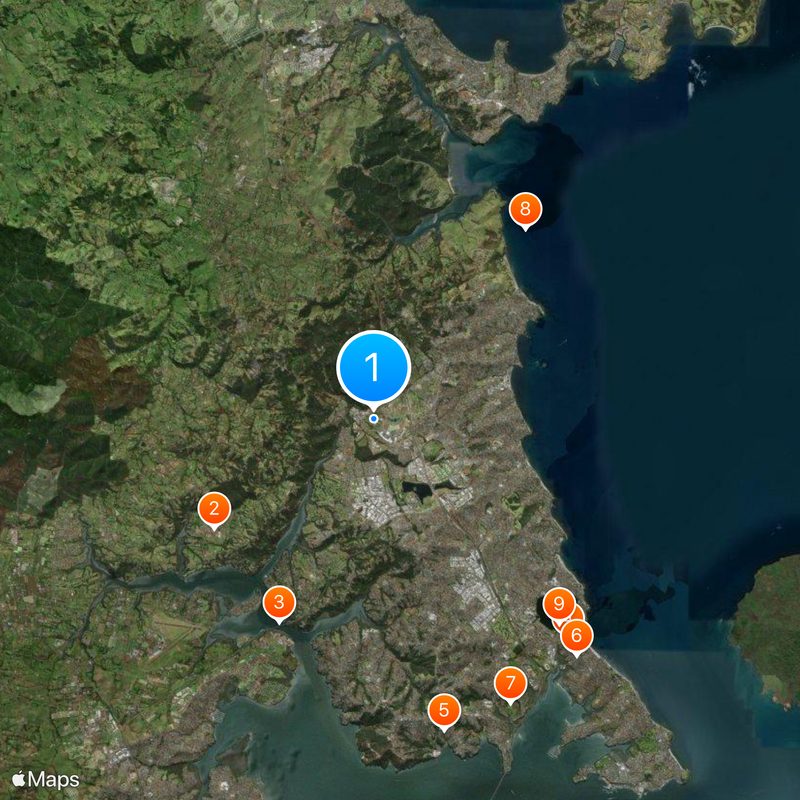 North Harbour Stadium Mappa
