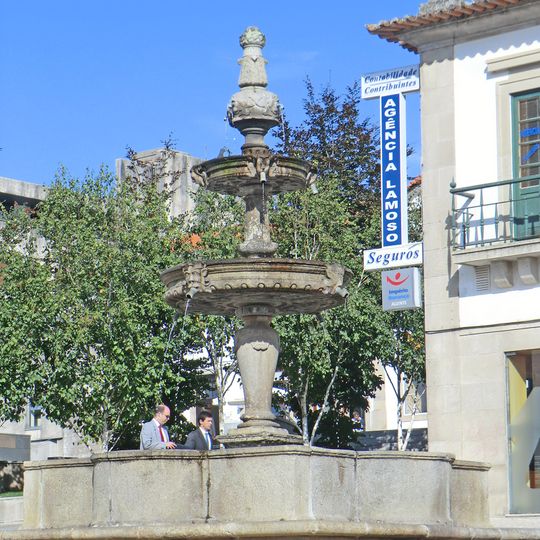Chafariz na praça da República