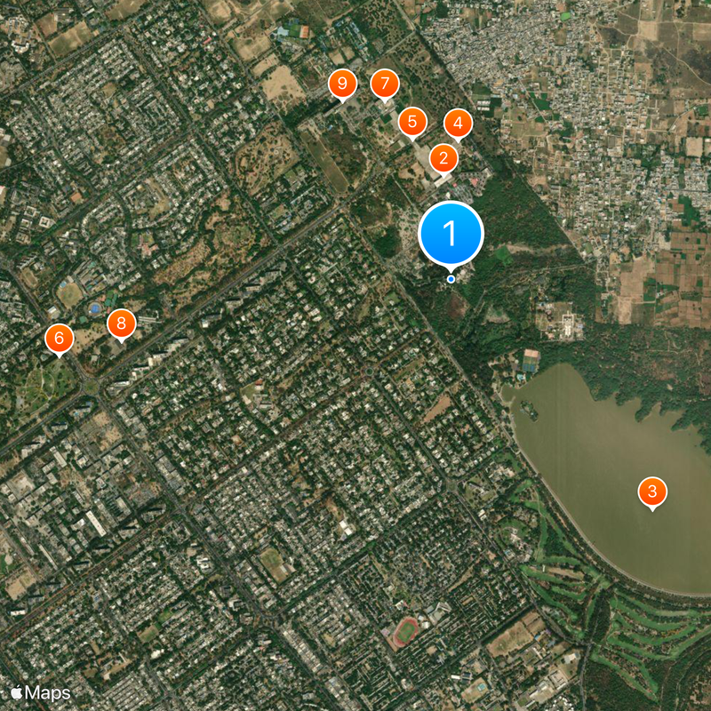 Rock Garden of Chandigarh Mappa