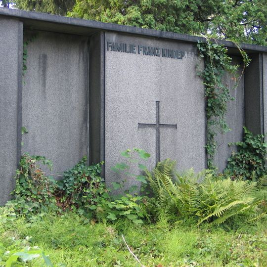 Franciszek Kindermann's grave