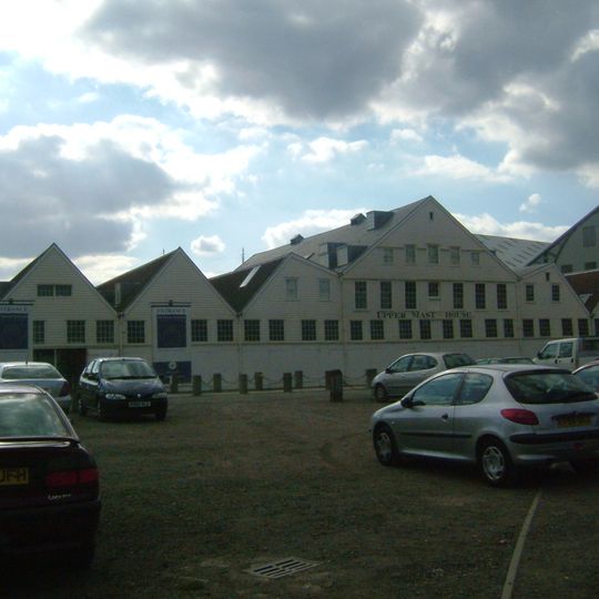 Chatham Dockyard, former working Mast House and Mould Loft