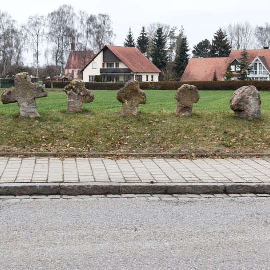 Gruppe von Steinkreuzen Wolframs-Eschenbach