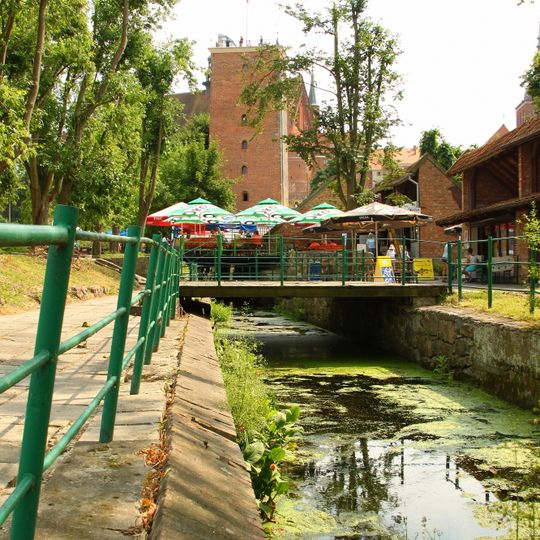 Medieval canal in Frombork