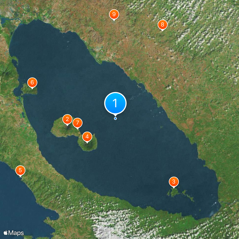 Lake Nicaragua Map