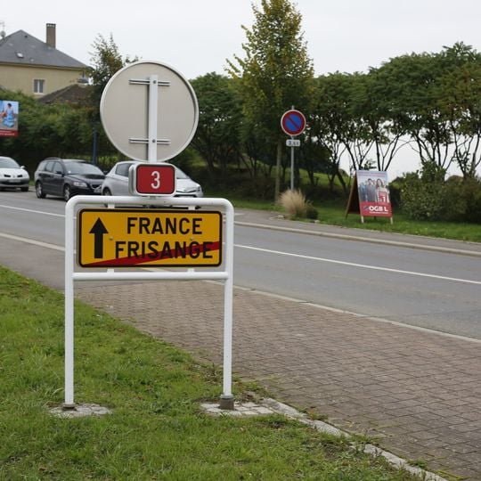 Grenze zwischen Frankreich und Luxemburg