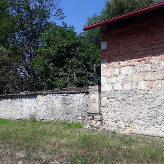 Kříž v Záluží v Zemědělské ulici