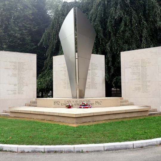 L'Ain à ses Enfants tombés en Afrique du Nord 1952-1962