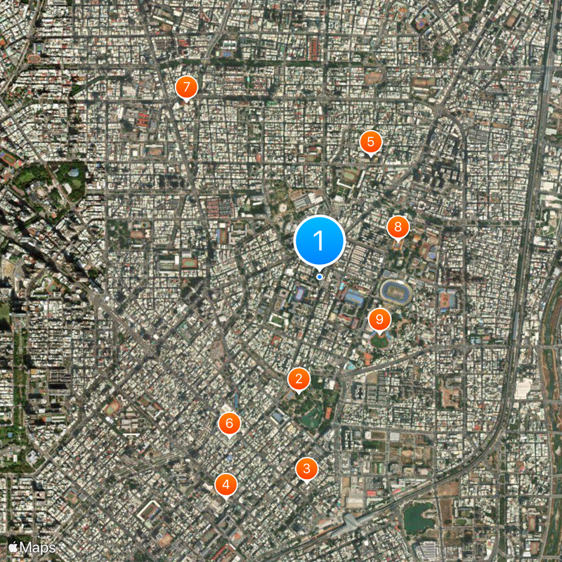 Chungyo Department Store Map