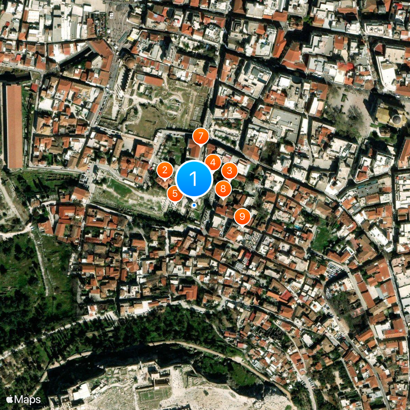 Tower of the Winds Map