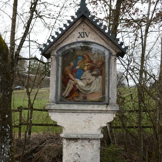 Kreuzwegstation Burg in Wielenbach