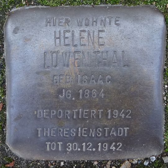 Stolperstein für Helene Löwenthal