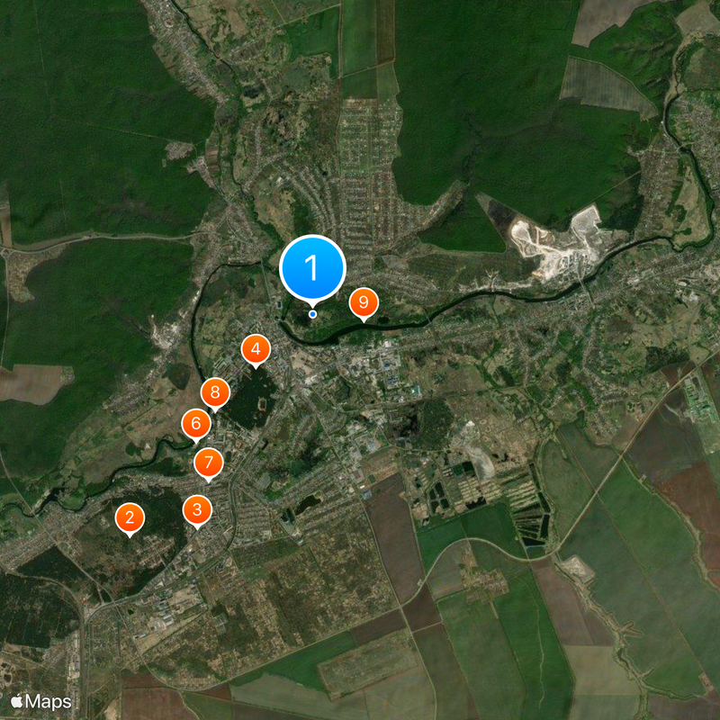 Shebekino Map