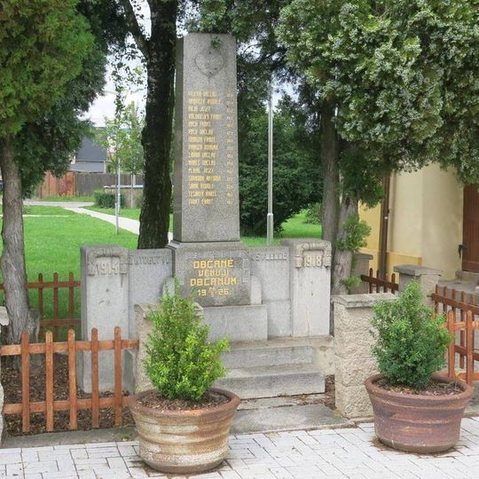 Pomník padlým v 1.světové válce v Keblicích