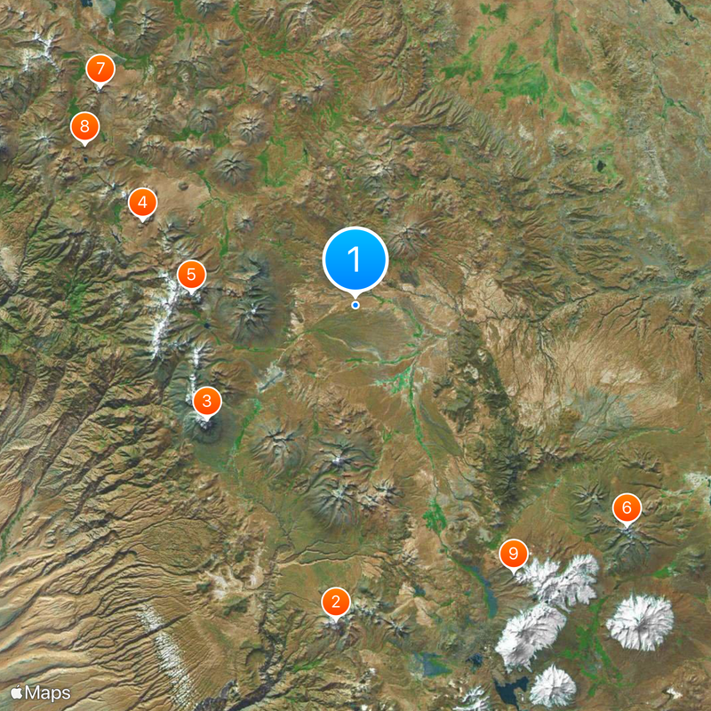 Chile–Peru border Map