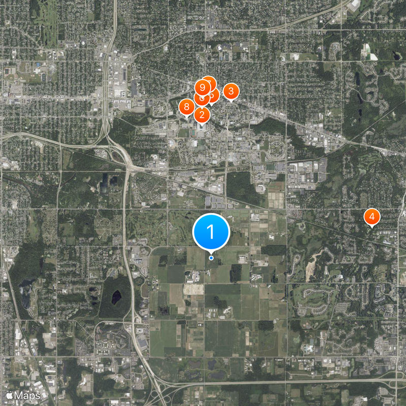 Michigan State University Map