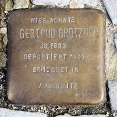 Stolperstein en memoria de Gertrud Grützner