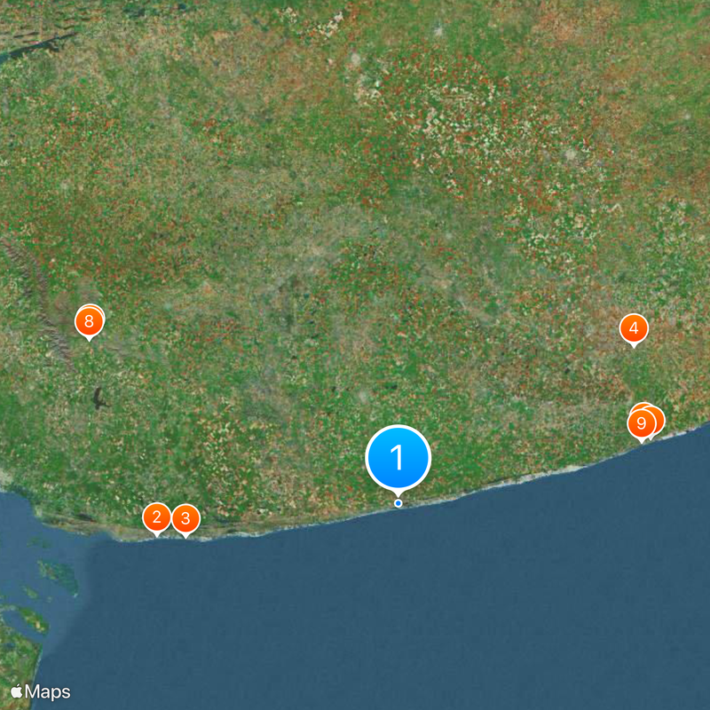 Claromecó Map