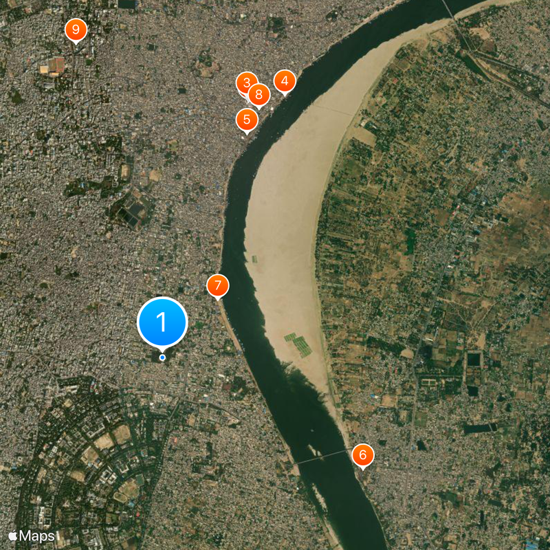 Sankat Mochan Hanuman Temple Map