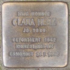 Stolperstein dedicated to Clara Herz