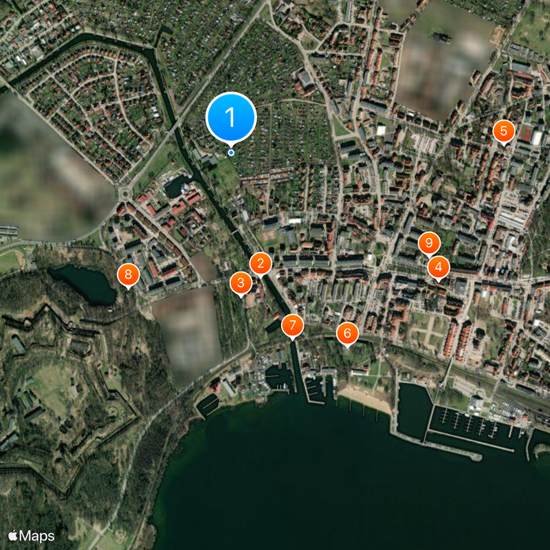 Giżycko Mapa