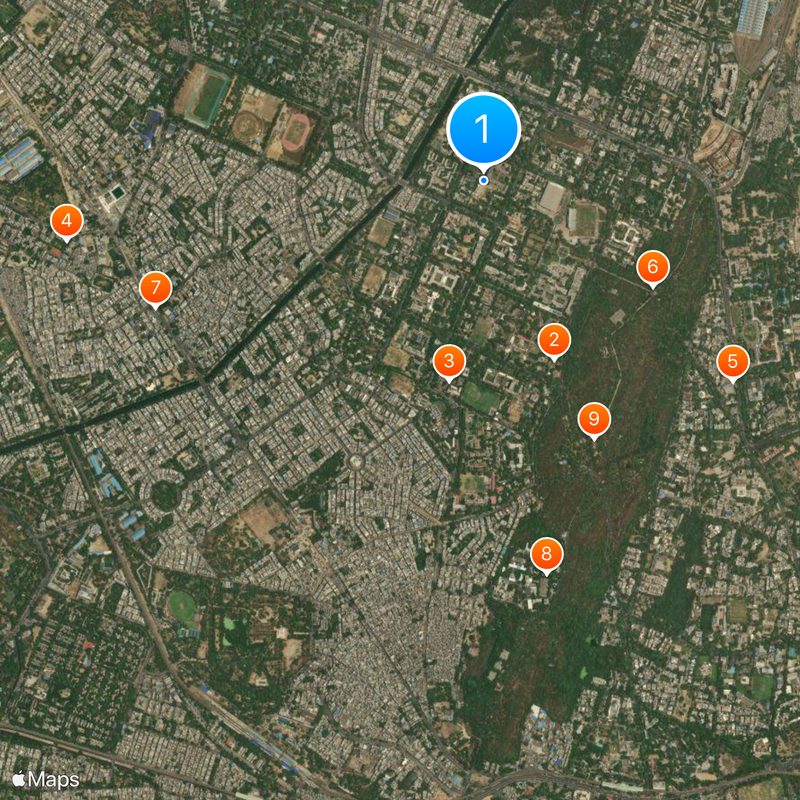 Miranda House Map
