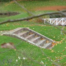 Vliek Castle: stairs at northeastern side