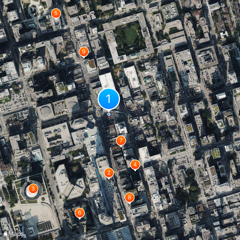 Yonge-Dundas Square Map