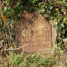 Milestone opposite Llangedwyn School
