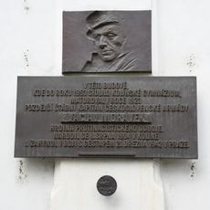 Plaque to Václav Morávek in Kolín