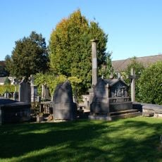 Begraafplaats Elisabethstraat: kavel met diverse grafmonumenten