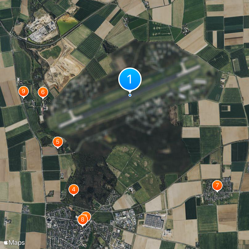 Nörvenich Air Base Map