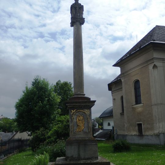 Holy Trinity column in Bludov