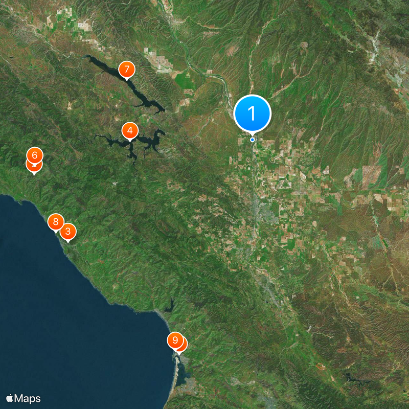Mission San Miguel Arcángel Map