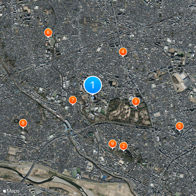 National Center for Child Health and Development Map