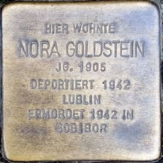Stolperstein dedicated to Nora Goldstein