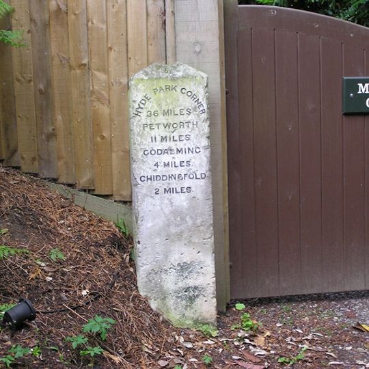 Milestone, Wormley, by Milestone Cottage