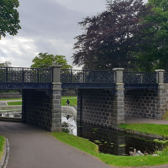 Footbridge Over Upper Lake, Duthie Park, Aberdeen