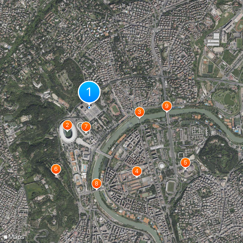 Palazzo della Farnesina Mapa