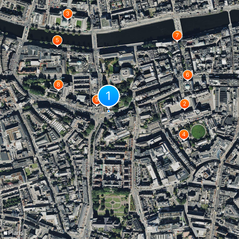 Catedral de la Santísima Trinidad de Dublín Mapa