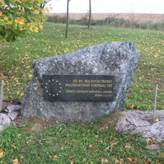 Pamětní kámen evropského projektu v Krokočíně