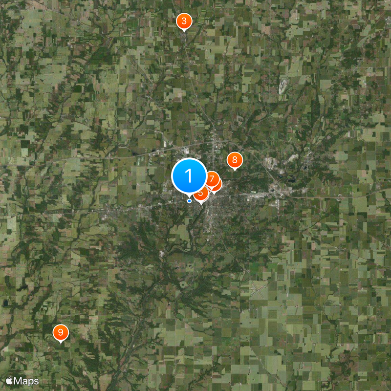 Earlham College Map