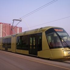 TEDA Modern Guided Rail Tram