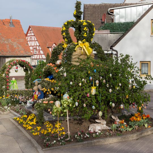 Easter fountains in Leinburg