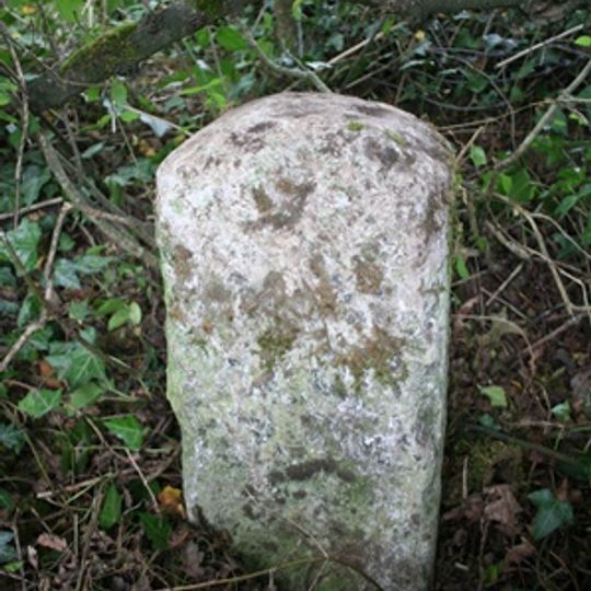 Milestone, Hawkerland, opp double doors, 5m E of new lane